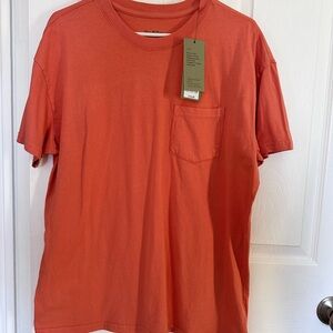 Goodfellow & Co Orange Short Sleeve Pocket Tee